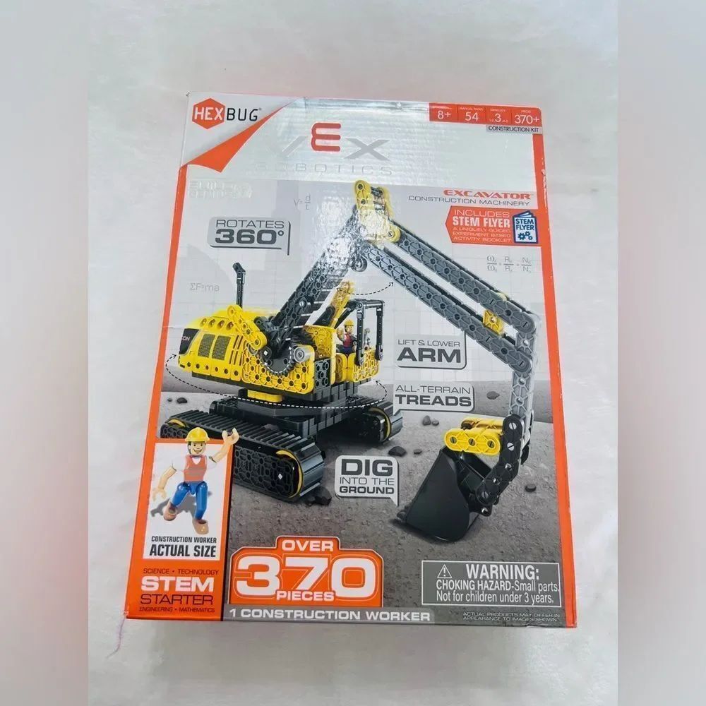 HEXBUG VEX ROBOTICS EXCAVATOR CONSTRUCTION MACHINERY 406-7608-703 - NEW